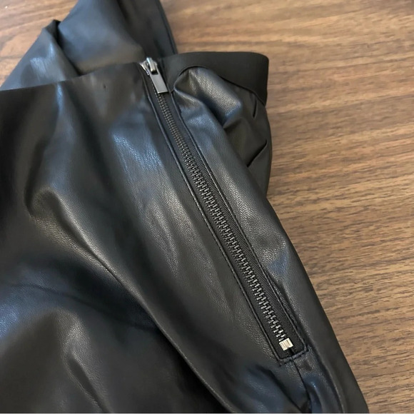 French connection faux leather pants leggings 0 - Picture 10 of 10